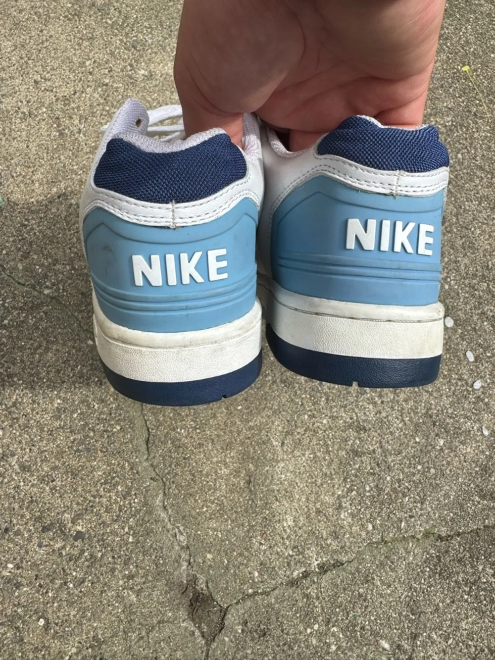 Nike Air Force 2 Low White Blue UNC Sneakers Mens Size 7.5 Vintage Y2K